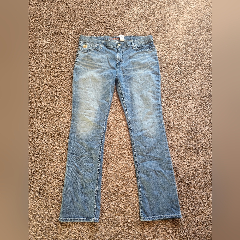 Cinch men's Light Blue Straight Leg Jeans